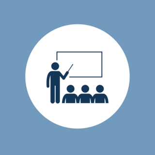 Icon Meeting mit mehreren Personen