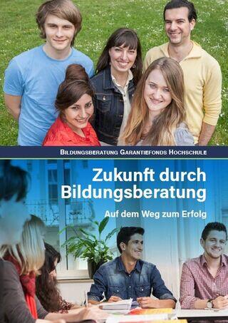 Die Titelseite der Broschüre „Zukunft durch Bildungsberatung"